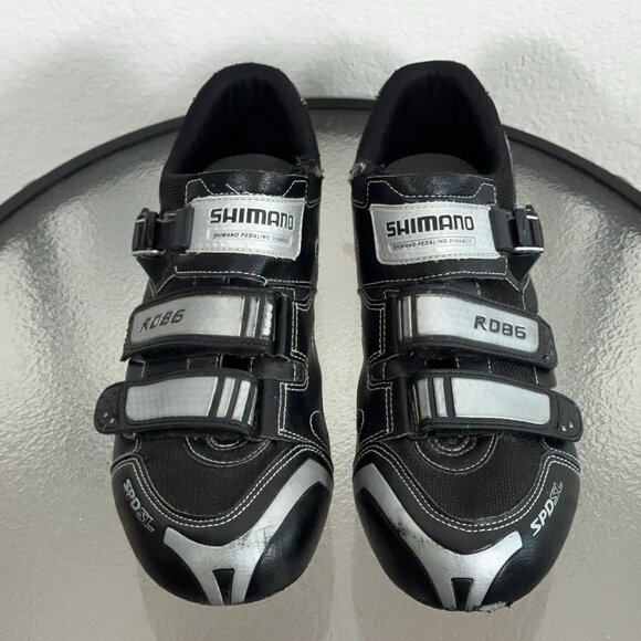 Shimano SH-R086L SPD-SL Cycling Shoes Men's Size US 14.2 EU 50 - Picture 2 of 14